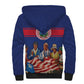 Liberia Flag Day Sherpa Hoodie Lone Star Heritage Pride