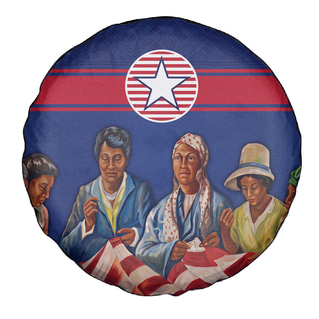 Liberia Flag Day Spare Tire Cover Lone Star Heritage Pride