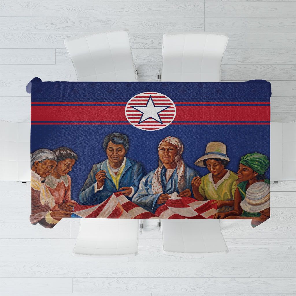 Liberia Flag Day Tablecloth Lone Star Heritage Pride