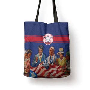 Liberia Flag Day Tote Bag Lone Star Heritage Pride
