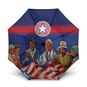 Liberia Flag Day Umbrella Lone Star Heritage Pride