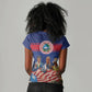 Liberia Flag Day Women V-Neck T-Shirt Lone Star Heritage Pride