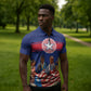 Liberia Flag Day Zipper Polo Shirt Lone Star Heritage Pride