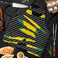 Black Jamaicans Jamaica Beast Apron Ripped Flag Graphic