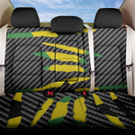 Black Jamaicans Jamaica Beast Back Car Seat Cover Ripped Flag Graphic - African Pride
