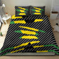 Black Jamaicans Jamaica Beast Bedding Set Ripped Flag Graphic - African Pride