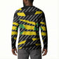 Black Jamaicans Jamaica Beast Button Sweatshirt Ripped Flag Graphic