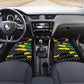 Black Jamaicans Jamaica Beast Car Mats Ripped Flag Graphic - African Pride