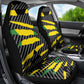 Black Jamaicans Jamaica Beast Car Seat Cover Ripped Flag Graphic - African Pride