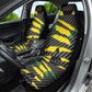 Black Jamaicans Jamaica Beast Car Seat Cover Ripped Flag Graphic - African Pride