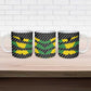 Black Jamaicans Jamaica Beast Ceramic Mug Ripped Flag Graphic