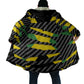 Black Jamaicans Jamaica Beast Cloak Ripped Flag Graphic