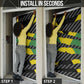 Black Jamaicans Jamaica Beast Door Cover Ripped Flag Graphic