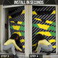 Black Jamaicans Jamaica Beast Door Cover Ripped Flag Graphic
