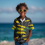 Black Jamaicans Jamaica Beast Kid Hawaiian Shirt Ripped Flag Graphic LT19