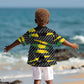Black Jamaicans Jamaica Beast Kid Hawaiian Shirt Ripped Flag Graphic LT19