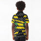 Black Jamaicans Jamaica Beast Kid Polo Shirt Ripped Flag Graphic LT19