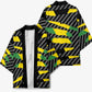 Black Jamaicans Jamaica Beast Kimono Ripped Flag Graphic