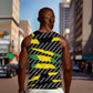 Black Jamaicans Jamaica Beast Men Tank Top Ripped Flag Graphic - African Pride