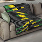 Black Jamaicans Jamaica Beast Quilt Ripped Flag Graphic - African Pride