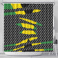 Black Jamaicans Jamaica Beast Shower Curtain Ripped Flag Graphic - African Pride