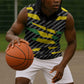 Black Jamaicans Jamaica Beast Sleeveless Hoodie Ripped Flag Graphic - African Pride