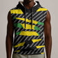 Black Jamaicans Jamaica Beast Sleeveless Hoodie Ripped Flag Graphic - African Pride