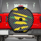 Black Jamaicans Jamaica Beast Spare Tire Cover Ripped Flag Graphic - African Pride