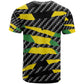 Black Jamaicans Jamaica Beast T shirt Ripped Flag Graphic - African Pride