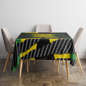 Black Jamaicans Jamaica Beast Tablecloth Ripped Flag Graphic - African Pride