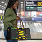 Black Jamaicans Jamaica Beast Travel Bag Ripped Flag Graphic