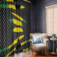 Black Jamaicans Jamaica Beast Window Curtain Ripped Flag Graphic - African Pride