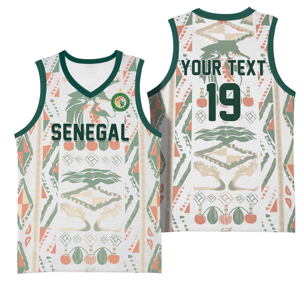 Custom World Football 2026 Senegal Basketball Jersey Lions of Teranga Spirit