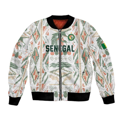 Custom World Football 2026 Senegal Bomber Jacket Lions of Teranga Spirit