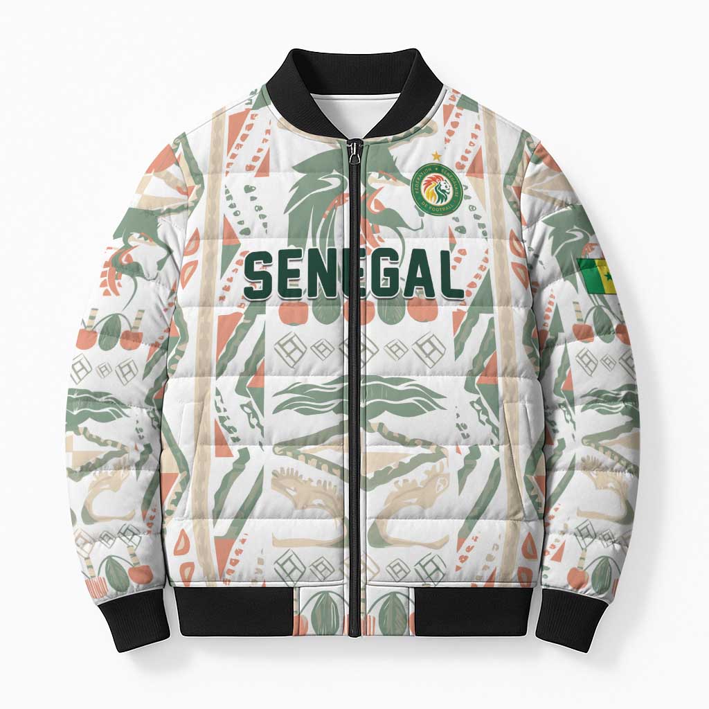 Custom World Football 2026 Senegal Bomber Puffer Jacket Lions of Teranga Spirit