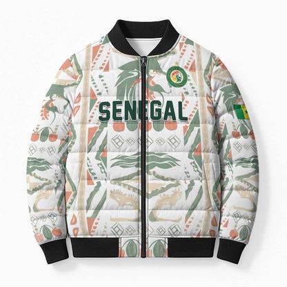 Custom World Football 2026 Senegal Bomber Puffer Jacket Lions of Teranga Spirit