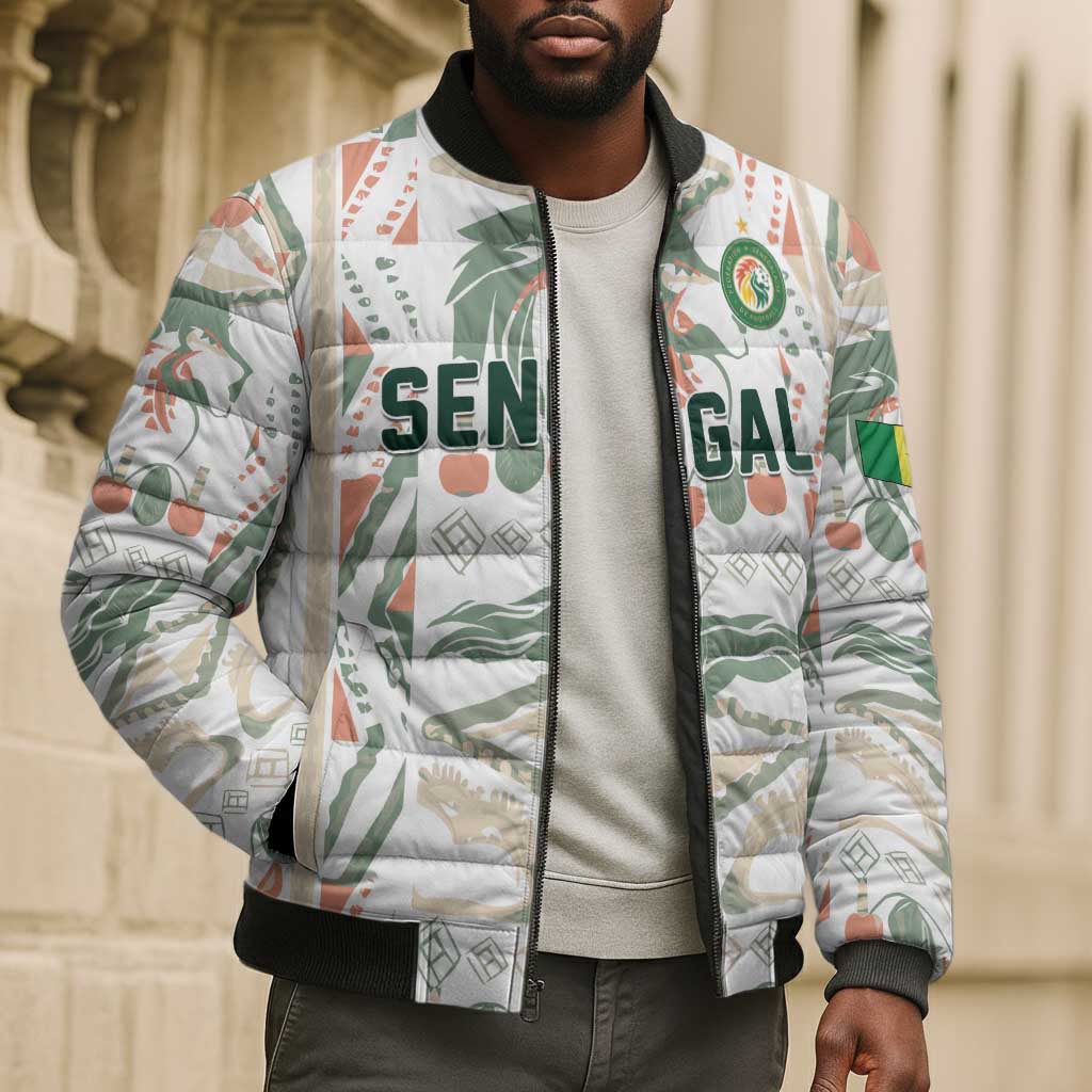 Custom World Football 2026 Senegal Bomber Puffer Jacket Lions of Teranga Spirit