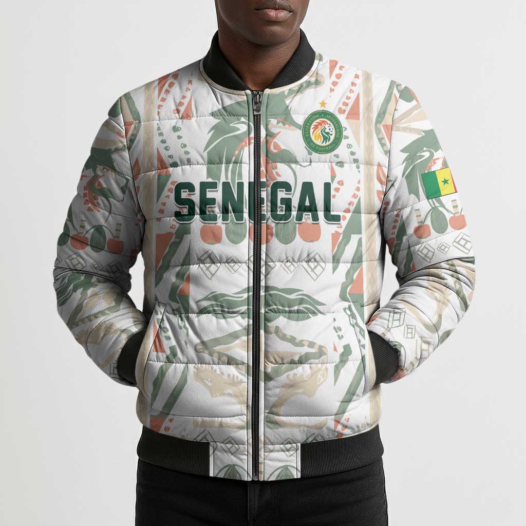 Custom World Football 2026 Senegal Bomber Puffer Jacket Lions of Teranga Spirit