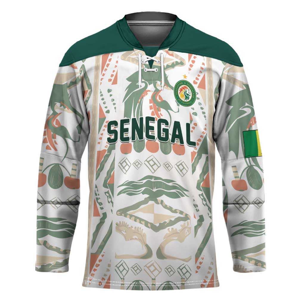 Custom World Football 2026 Senegal Hockey Jersey Lions of Teranga Spirit