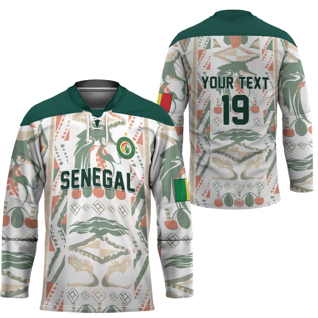 Custom World Football 2026 Senegal Hockey Jersey Lions of Teranga Spirit