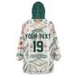 Custom World Football 2026 Senegal Kid Wearable Blanket Hoodie Lions of Teranga Spirit