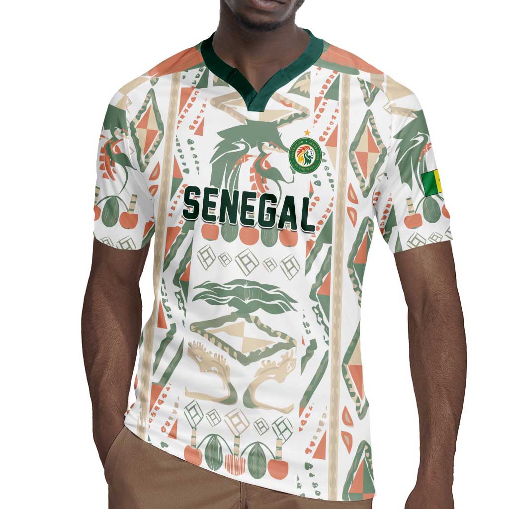 Custom World Football 2026 Senegal Rugby Jersey Lions of Teranga Spirit