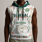 Custom World Football 2026 Senegal Sleeveless Hoodie Lions of Teranga Spirit