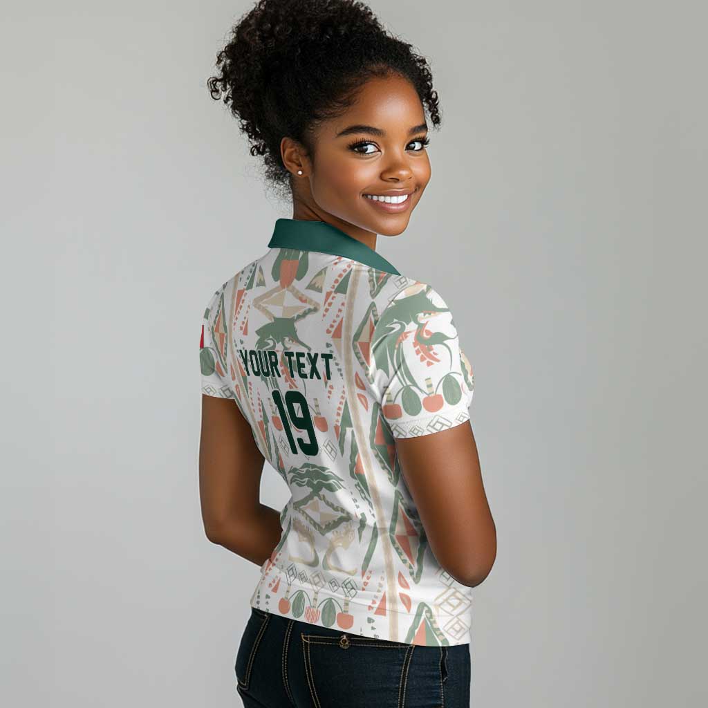 Custom World Football 2026 Senegal Women Polo Shirt Lions of Teranga Spirit