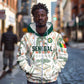 Custom World Football 2026 Senegal Zip Hoodie Lions of Teranga Spirit