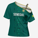 Custom World Football 2026 Senegal Cross Shoulder Shirt Pride of the African Lions
