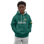 Custom World Football 2026 Senegal Kid Hoodie Pride of the African Lions