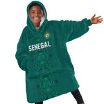 Custom World Football 2026 Senegal Kid Wearable Blanket Hoodie Pride of the African Lions