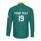 Custom World Football 2026 Senegal Long Sleeve Button Shirt Pride of the African Lions