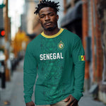 Custom World Football 2026 Senegal Long Sleeve Shirt Pride of the African Lions